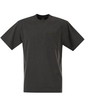 Filson Cotton T-Shirt With Patch Pocket - Black