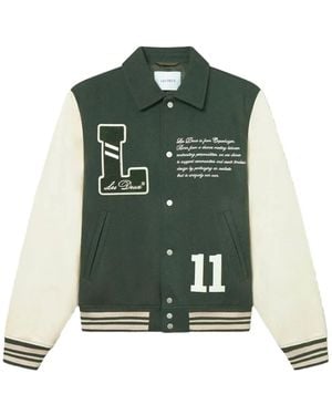 Les Deux Varsity" Wool Jacket - Green
