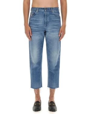 Gucci Carrot Fit Jeans - Blue
