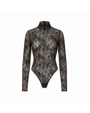 ANDAMANE Ziggy Lace Bodysuit - Black