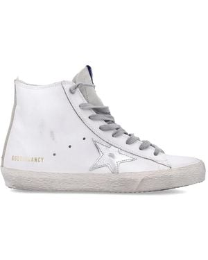 Golden Goose Francy Hi-Top Trainer - White