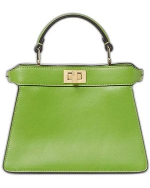Fendi Iseeu Petite Leather Shouolder Bag - Green