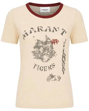 Isabel Marant Kiliann T-Shirt - Natural