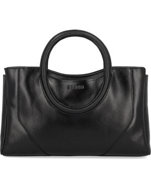 STAUD Maude Mini Satchel Bag - Black