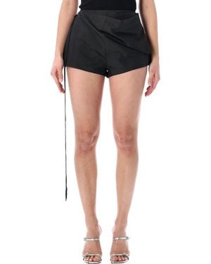 DIESEL P-Sarto Wrap-Front Shorts - Black
