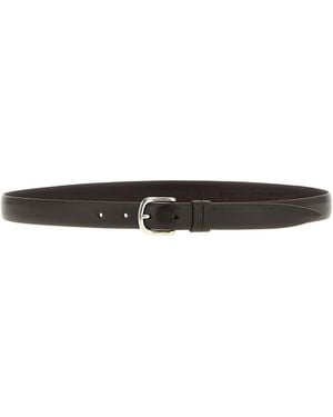 ZERBINI CLAUDIO Leather Belt - Black
