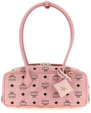MCM 'Aren East West' Small Shoulder Bag - Pink