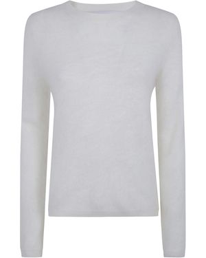 ABSOLUT CASHMERE "Cali" Round Neck Jumper - Grey