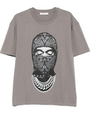 ih nom uh nit T-Shirt Con Stampa - Grey