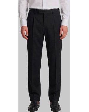 PT Torino Samuel Wool Trousers - Black
