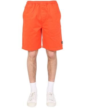 Stussy Logo Bermuda - Orange