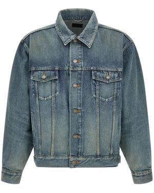 Saint Laurent 'Trucker' Jacket - Blue