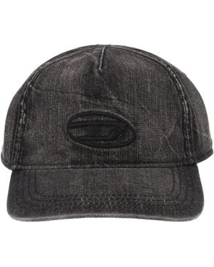 DIESEL Multicolor Cotton Hat - Gray