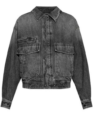 Versace Blouson Denim - Gray