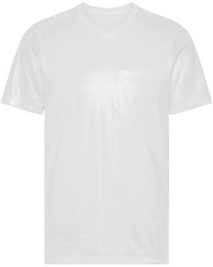 Maison Margiela Cotton Jersey Shiny T-Shirt - Black