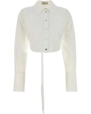 Blumarine Top Corto - White