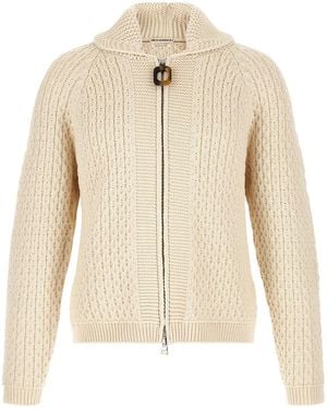 JW Anderson J.W.Anderson 'Cable' Cardigan - Natural
