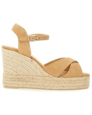 Castañer Castañer Wedge Sandal Blaudell - Natural