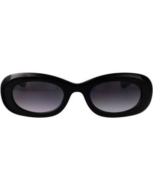 McQueen Recycled Acetate Sunglasses - Black