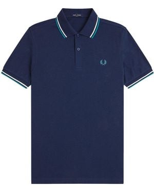Fred Perry Polo Con Logo - Blue