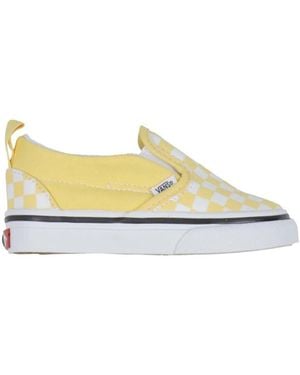 Vans "Theory Checkerboard" Trainer - Yellow