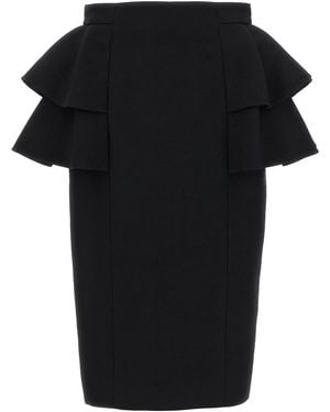 Valentino Garavani Crepe Couture Skirt - Black
