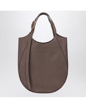 Longchamp Shopping Bag Xl Le Foulonné Taupe - Brown