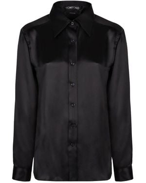 Golden Goose T-Shirt With Crystals Application - Black