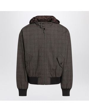 Prada Tobacco Wool Jacket - Gray