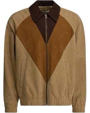 Valentino Goat Leather Jacket - Brown