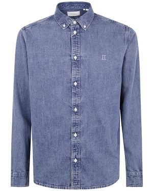 Les Deux "Konrad" Denim Shirt - Blue