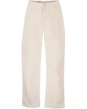 Carhartt Cotton Trousers - White