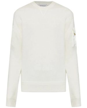 Moncler Virgin Wool Sweater - White