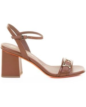 Santoni Leather Sandal - Pink