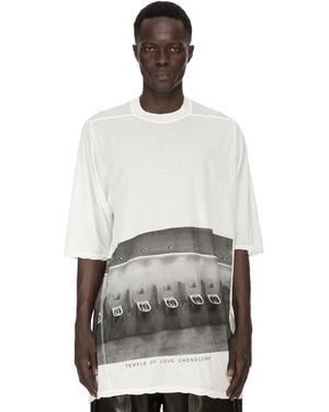 Rick Owens Oversized Crewneck T-Shirt - White
