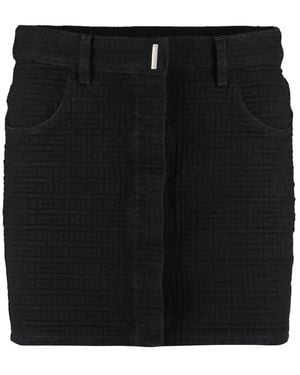 Givenchy 4G Jacquard Skirt - Black