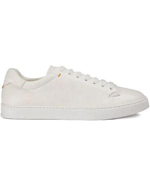 Doucal's Leather Sneakers - White