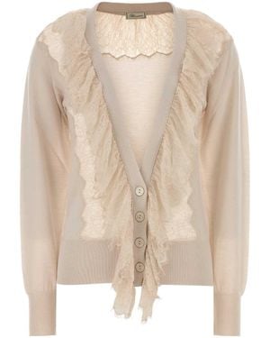 Blumarine Cardigan - Natural