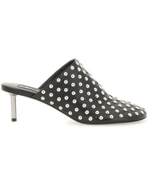 Jil Sander Mule Studs - Black