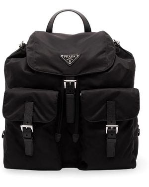 Prada Re-Nylon Backpack - Black