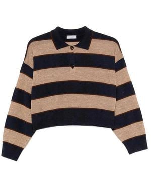 Brunello Cucinelli Polo Jumper - Black
