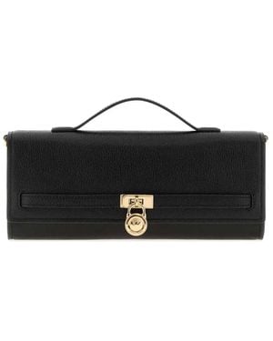 MICHAEL Michael Kors Michael By Michael Kors Md Ew Th Clutch - Black