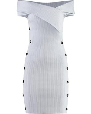 Philosophy Di Lorenzo Serafini Striped Dress - Grey