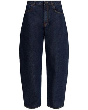 Alaïa Alaia Dark Balloon Leg Jeans - Blue