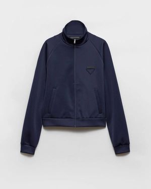 Prada Fleece Zip - Blue