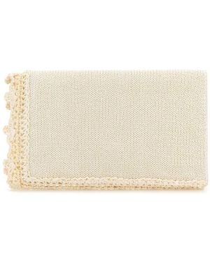 JW Anderson Ivory Crochet Clutch - Natural