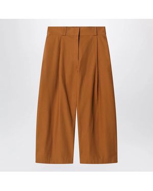 Balenciaga Camelcolored Cotton Pants - Brown