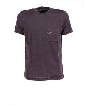 Fay T-Shirt Dark - Purple