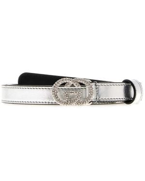 Gucci Nappa Leather Belt - White