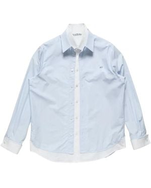 Acne Studios Cotton Shirt - Blue